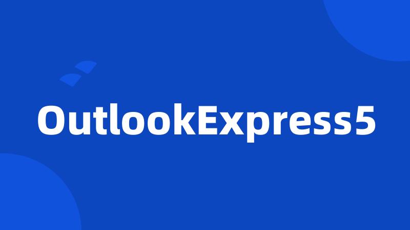 OutlookExpress5