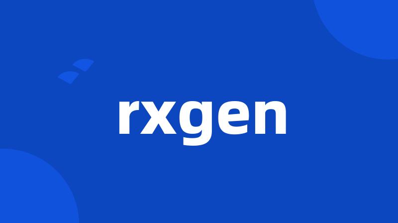 rxgen