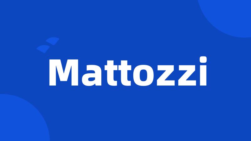Mattozzi