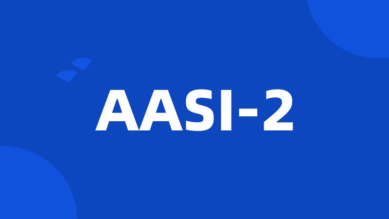 AASI-2