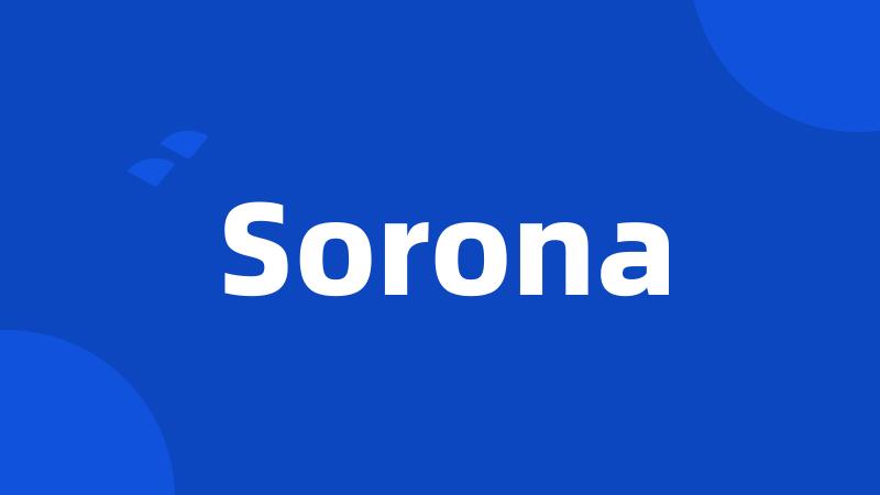 Sorona