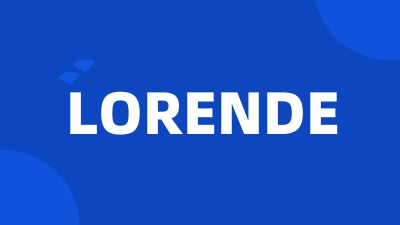 LORENDE