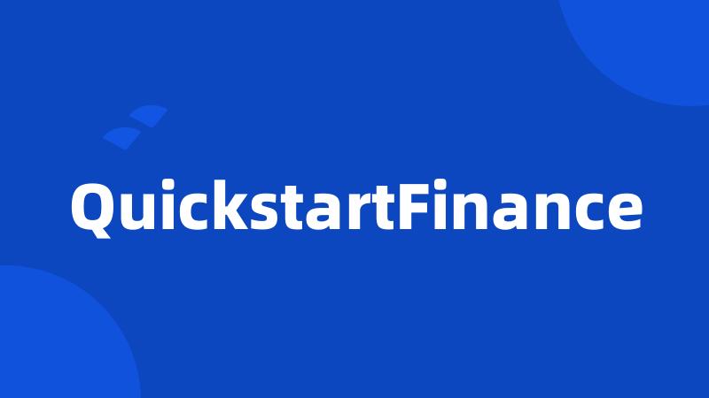 QuickstartFinance