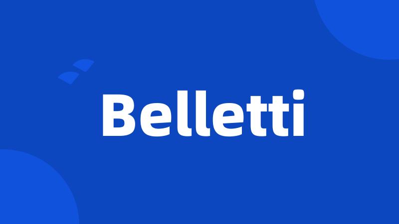 Belletti