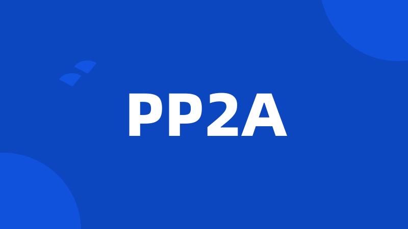 PP2A