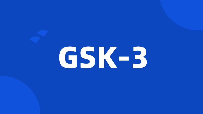 GSK-3