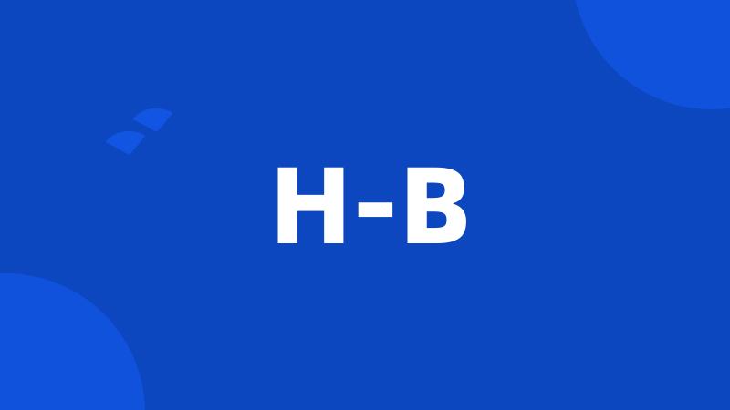 H-B