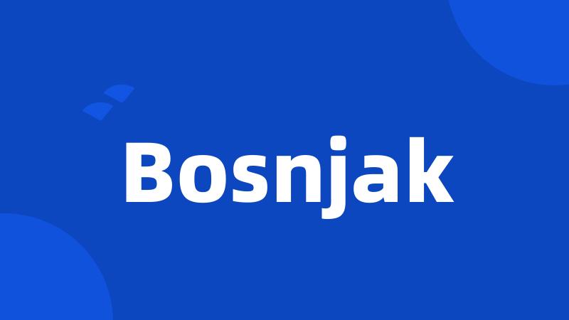 Bosnjak