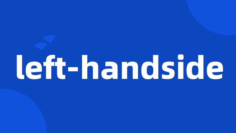 left-handside