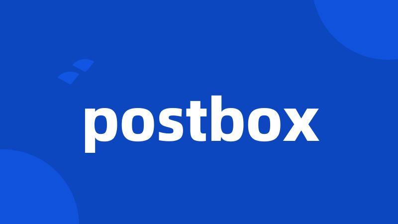 postbox