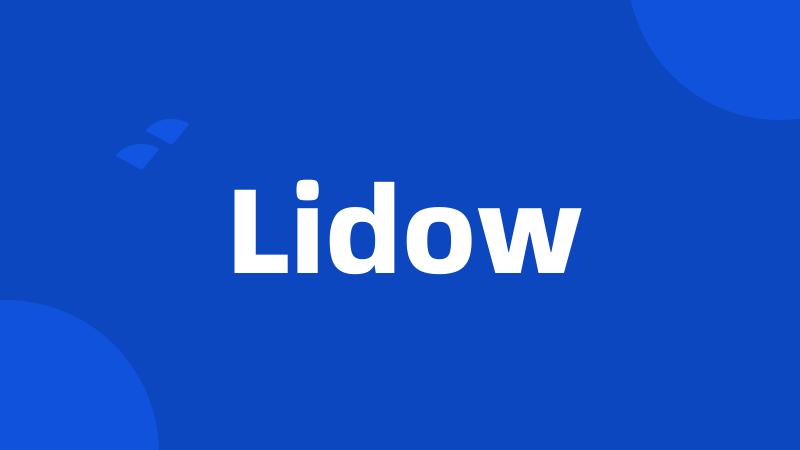 Lidow