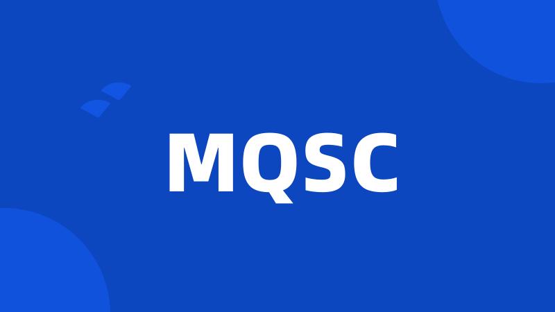 MQSC