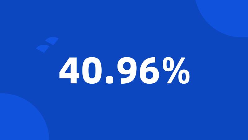 40.96%