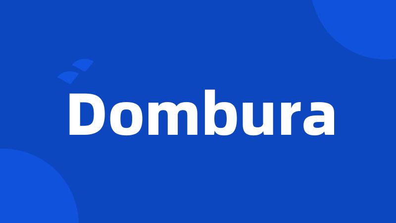 Dombura