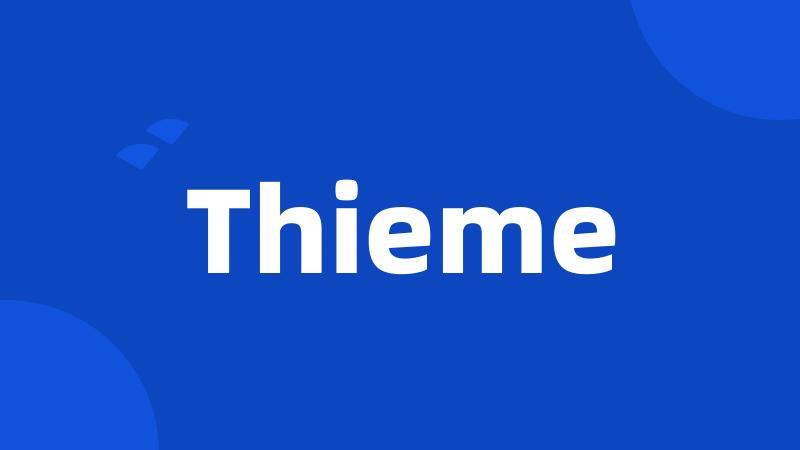 Thieme