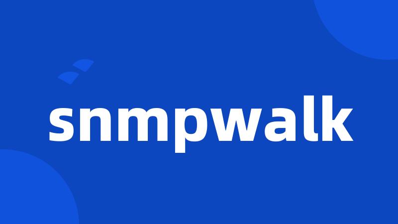 snmpwalk