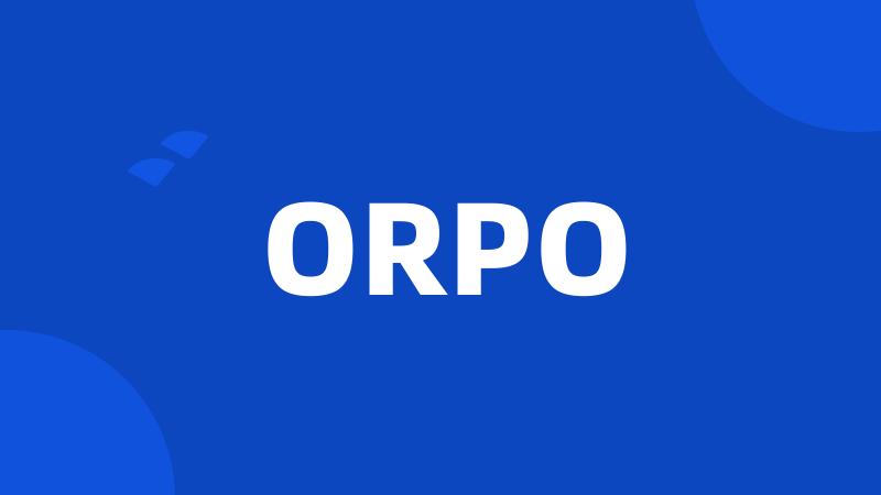 ORPO