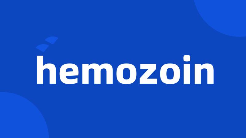 hemozoin