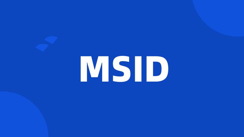 MSID