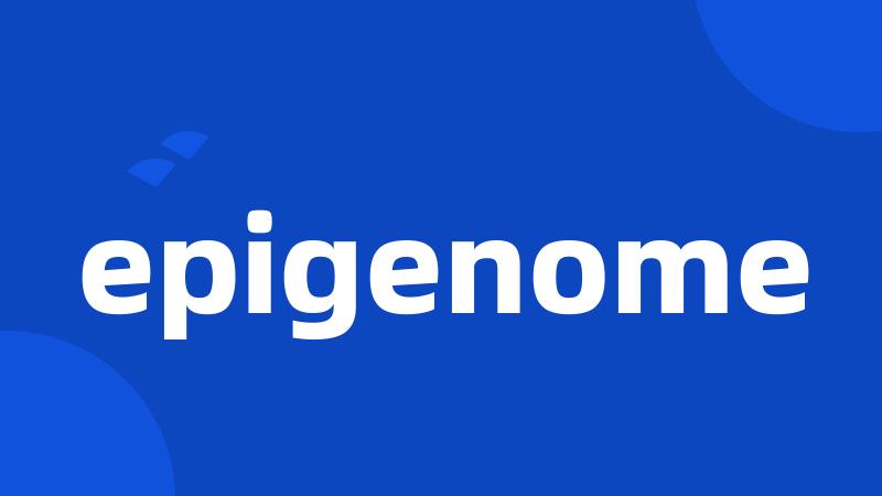 epigenome