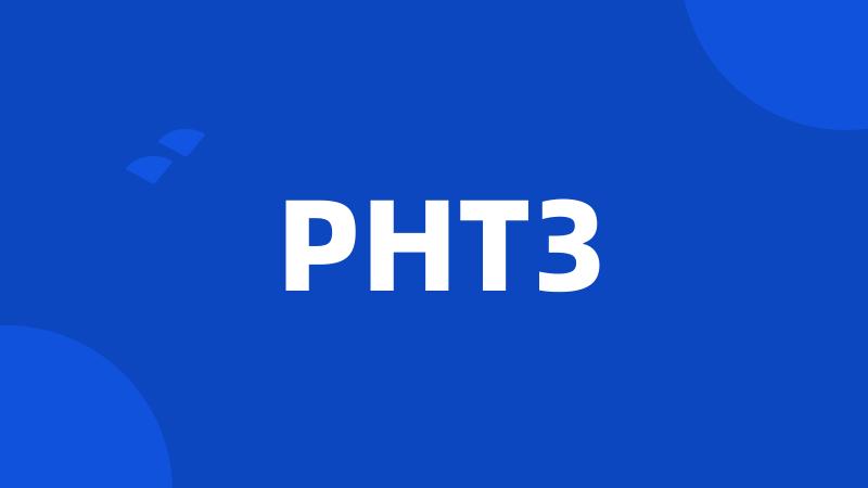 PHT3