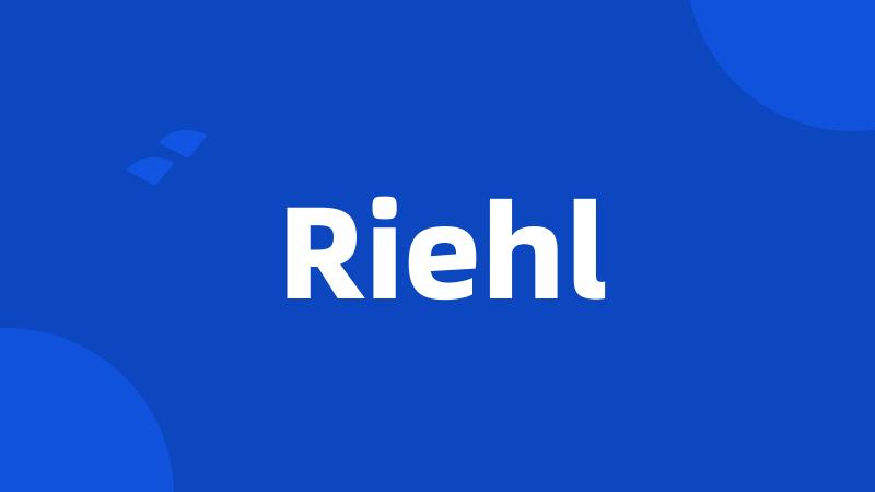 Riehl