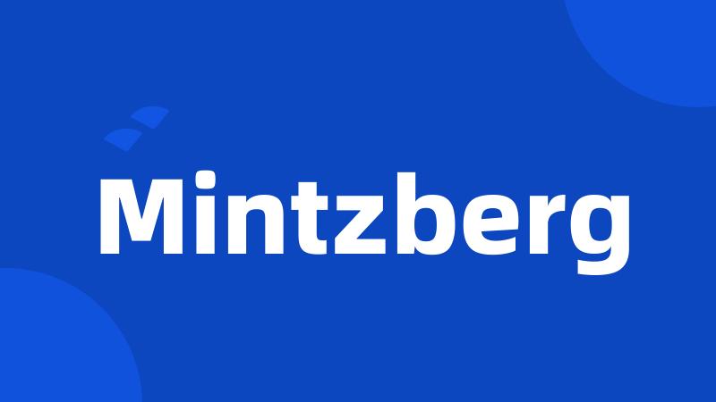 Mintzberg