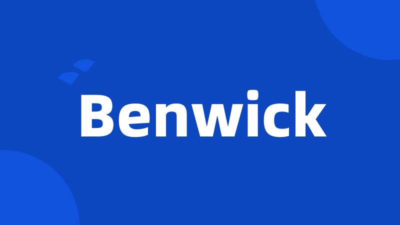 Benwick