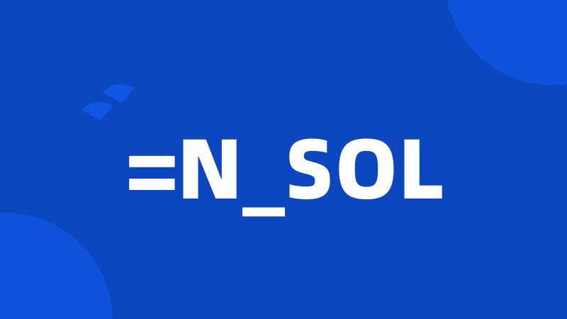 =N_SOL