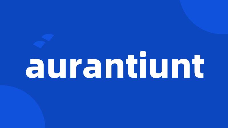 aurantiunt