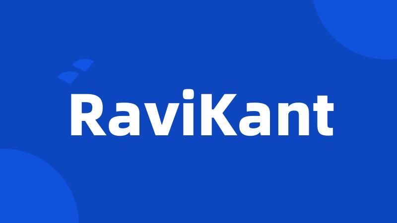 RaviKant