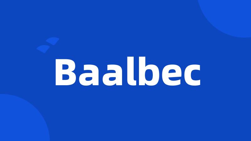 Baalbec