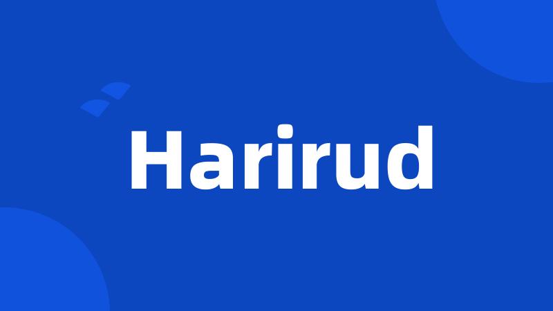 Harirud