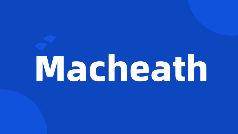Macheath