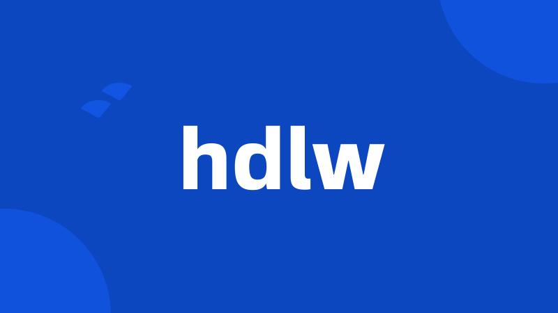 hdlw