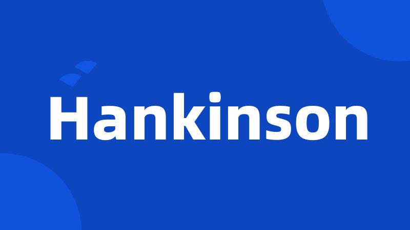 Hankinson