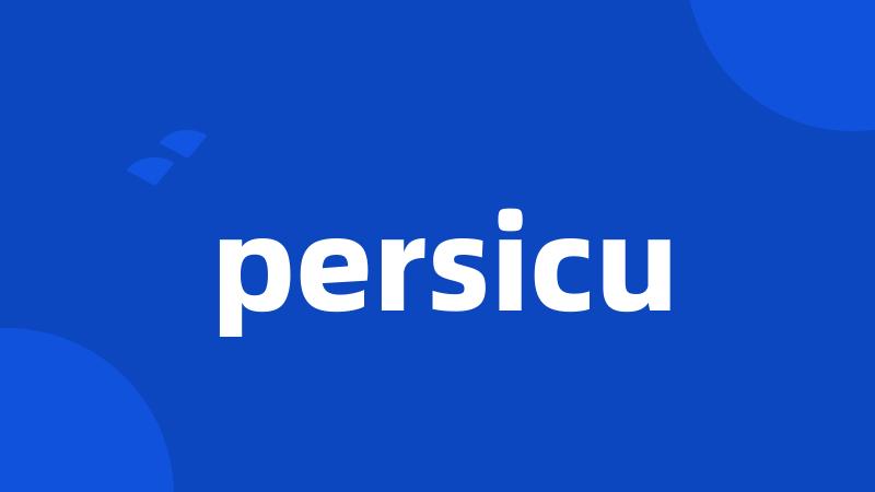 persicu