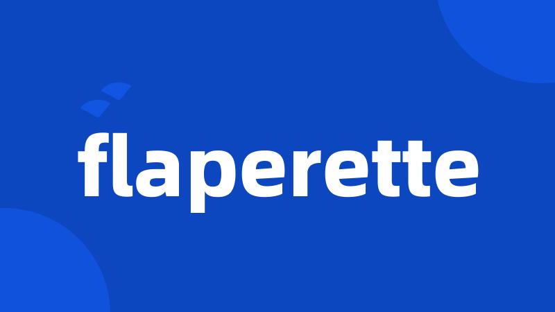 flaperette