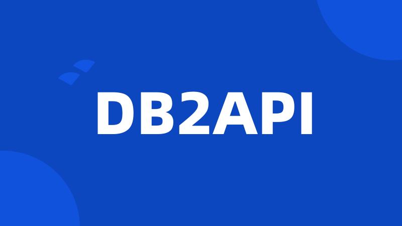 DB2API