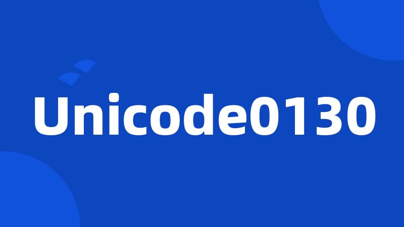 Unicode0130