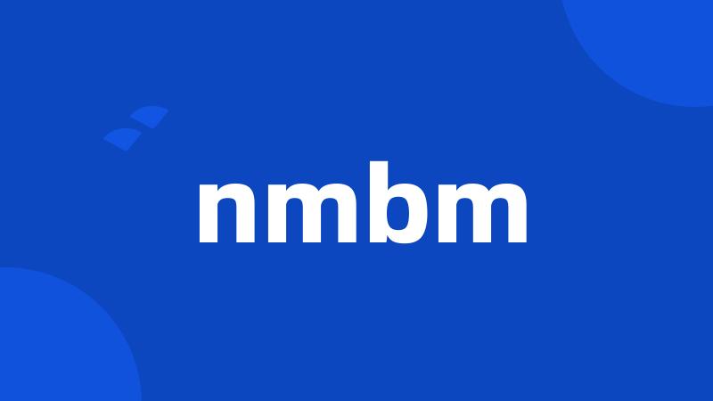 nmbm