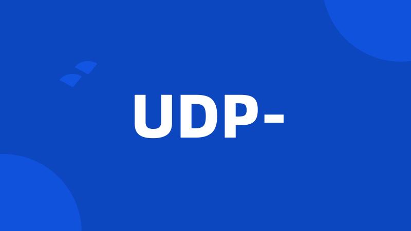 UDP-