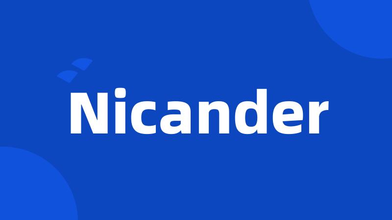 Nicander