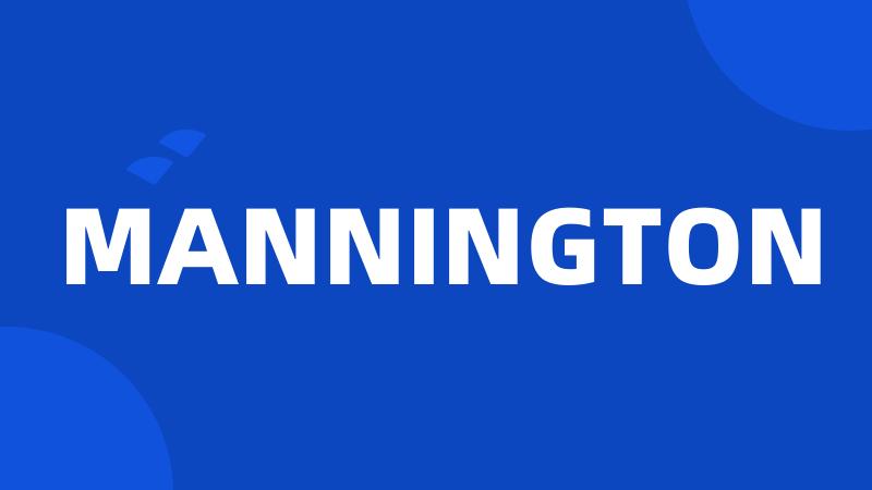 MANNINGTON