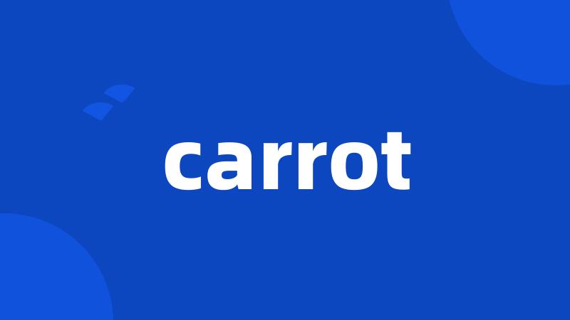 carrot