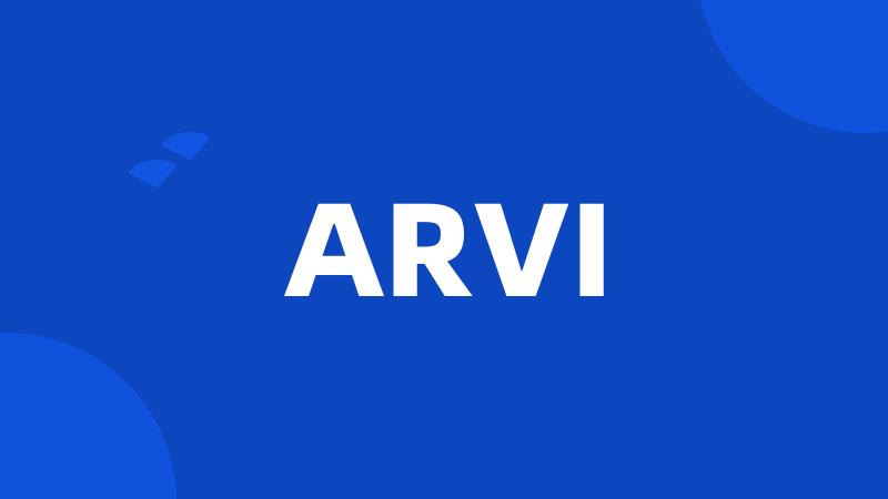 ARVI