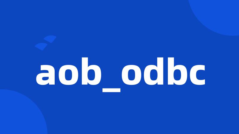 aob_odbc