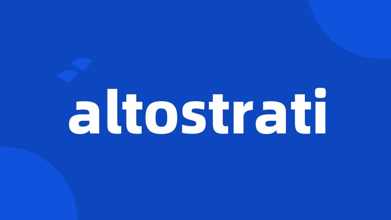 altostrati