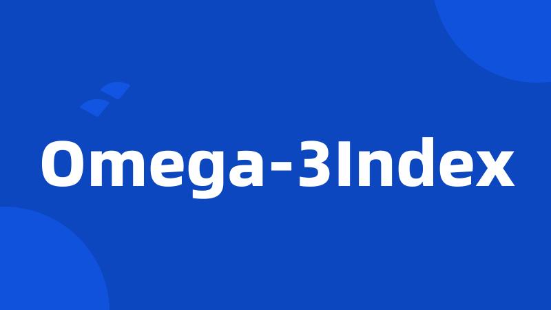 Omega-3Index
