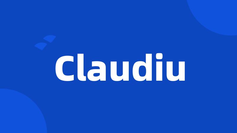 Claudiu